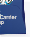 Glossy 4-Pack Paper Carrier Mockup