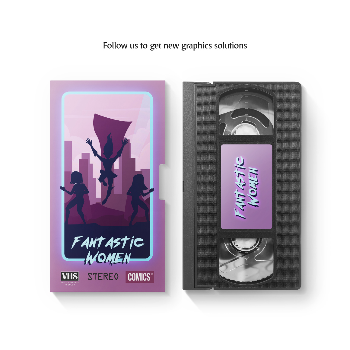 VHS Cassette Mockups Set VHS Cassette Mockups Set