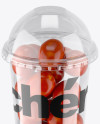 Cup with Cherry Tomatoes Mockup