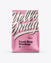 Matte Food Bag Mockup