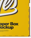 Glossy Paper Box Mockup