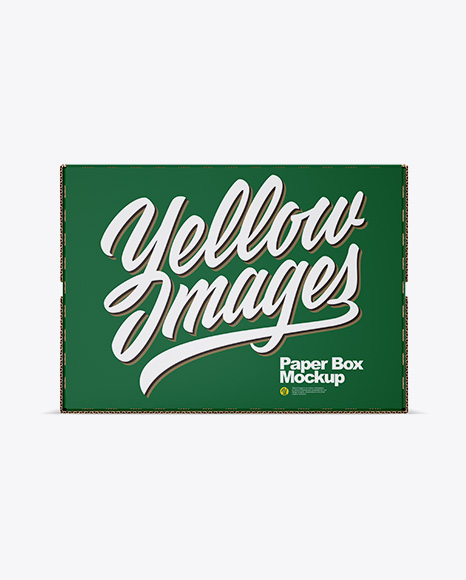 Matte Paper Box Mockup