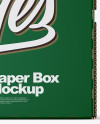 Matte Paper Box Mockup