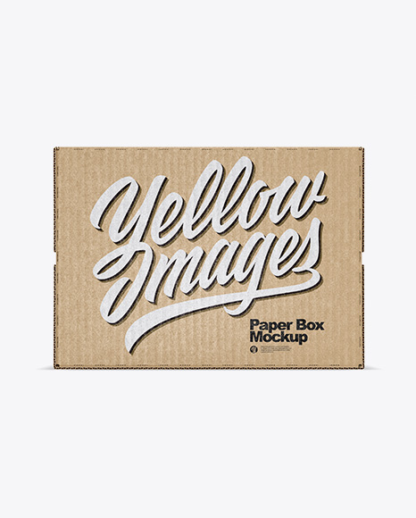 Kraft Paper Box Mockup