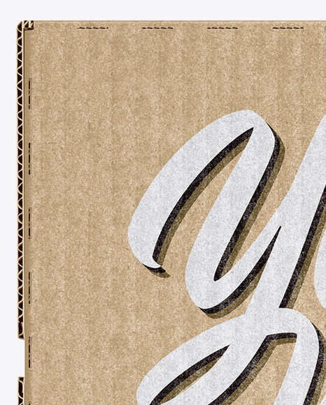 Kraft Paper Box Mockup