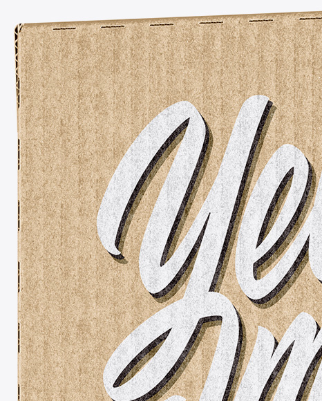 Kraft Paper Box Mockup