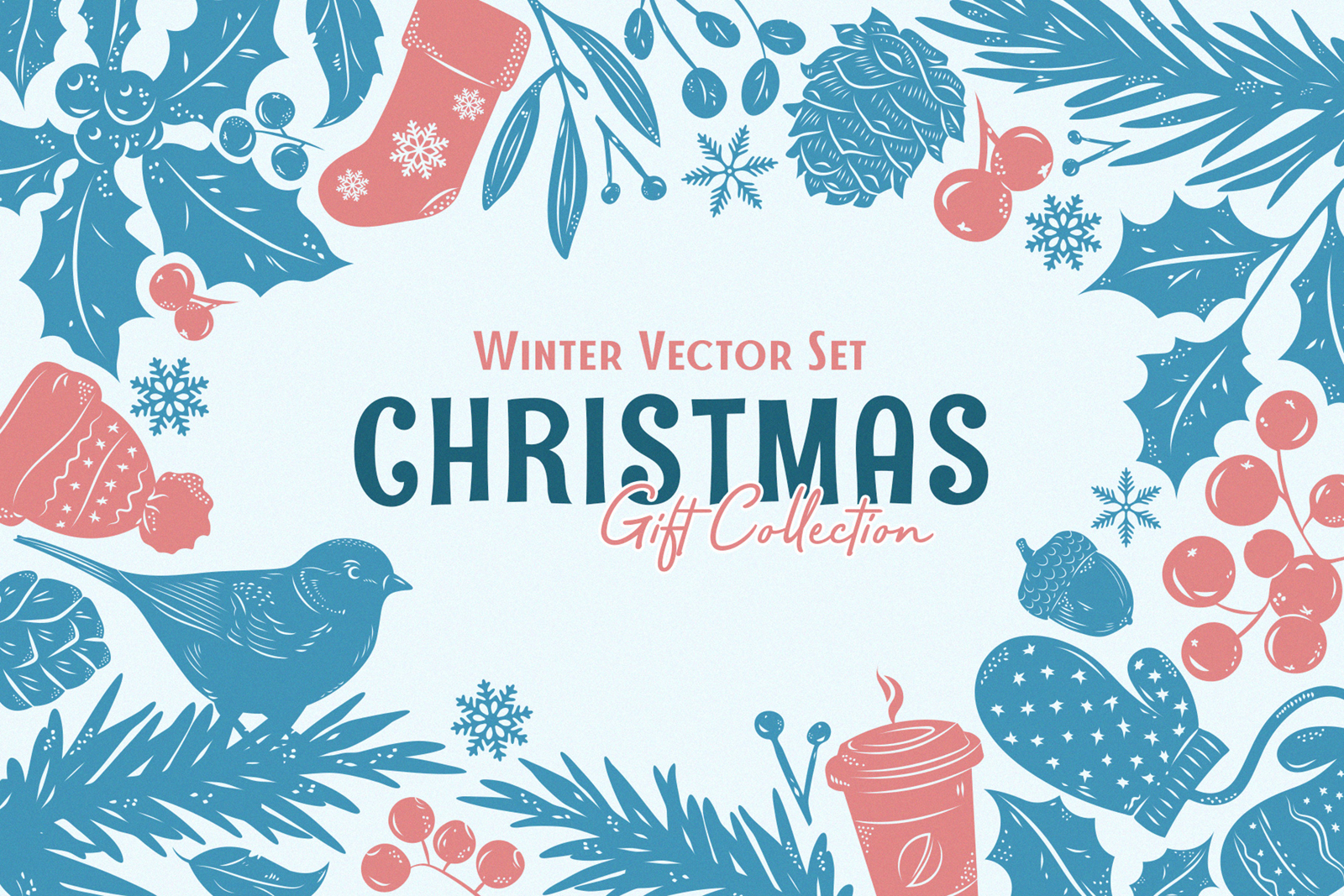 Christmas Gift: Winter Vector Set Christmas Gift: Winter Vector Set