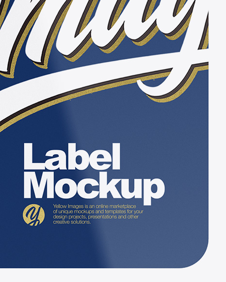 Glossy Label Mockup