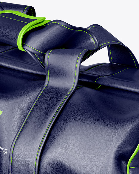 Leather Duffel Bag Mockup