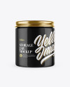 Glossy Storage Jar Mockup Glossy Storage Jar Mockup