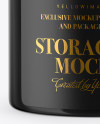 Glossy Storage Jar Mockup Glossy Storage Jar Mockup