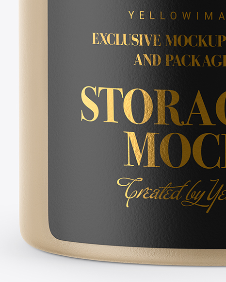 Ceramic Storage Jar Mockup