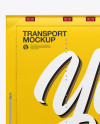 Box Truck Mockup - Back View