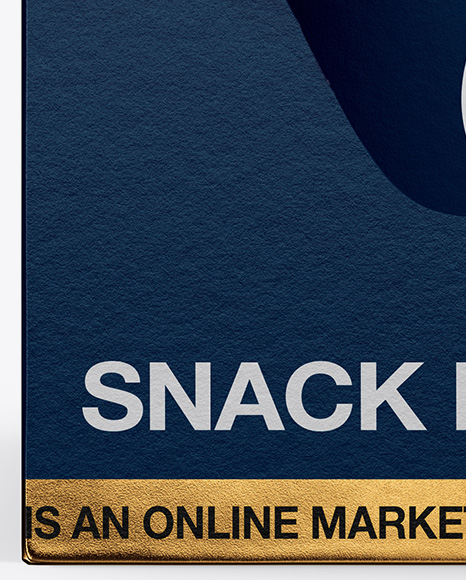 Textured Snack Box Mockup