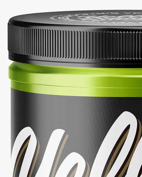 Metallic Jar Mockup