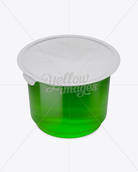 Apple Jelly Cup Mockup - High-Angle Shot - Free Download Images High