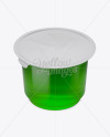 Apple Jelly Cup Mockup - High-Angle Shot Apple Jelly Cup Mockup - High-Angle Shot
