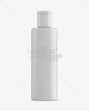 Glossy Plastic Bottle With Flip-Top Mockup