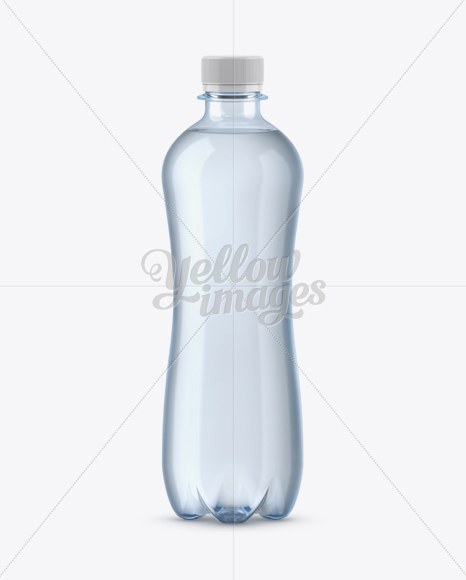 500ml PET Shrink Sleeve Label Bottle Mockup