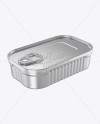 120g Metallic Fish Can Mockup