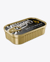 120g Metallic Fish Can Mockup