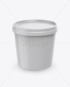 Ice Cream Cup Mockup - Front View (High-Angle Shot)