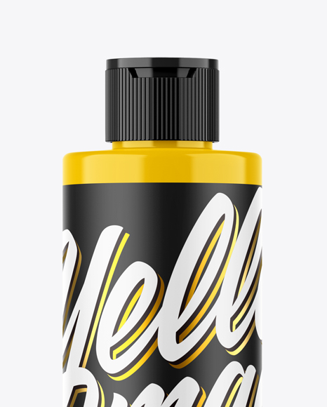 Glossy Bottle Mockup