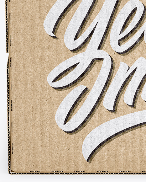 Kraft Paper Box Mockup