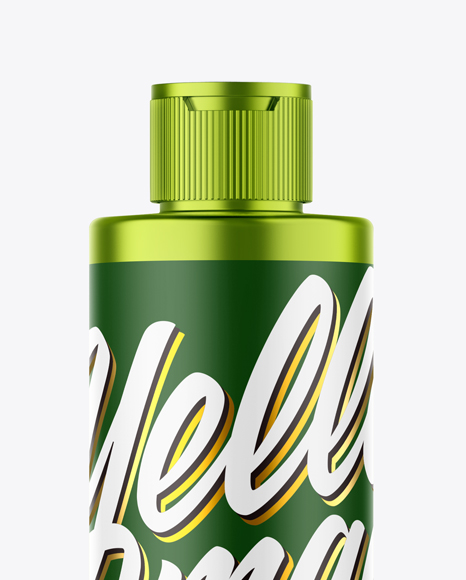 Metallic Bottle Mockup