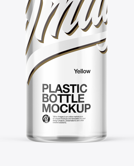 Clear Bottle Mockup