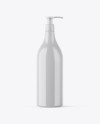 Glossy Shampoo Bottle Mockup Glossy Shampoo Bottle Mockup