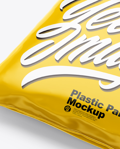 Glossy Parcel Mockup