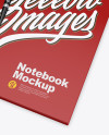 Matte Notebook w/ Pen Mockup