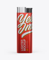 Metallic Lighter Mockup - Front View