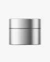 Matte Metallic Cosmetic Jar Mockup Matte Metallic Cosmetic Jar Mockup