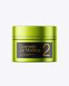 Matte Metallic Cosmetic Jar Mockup Matte Metallic Cosmetic Jar Mockup