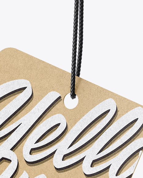Kraft Label Mockup