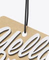 Kraft Label Mockup