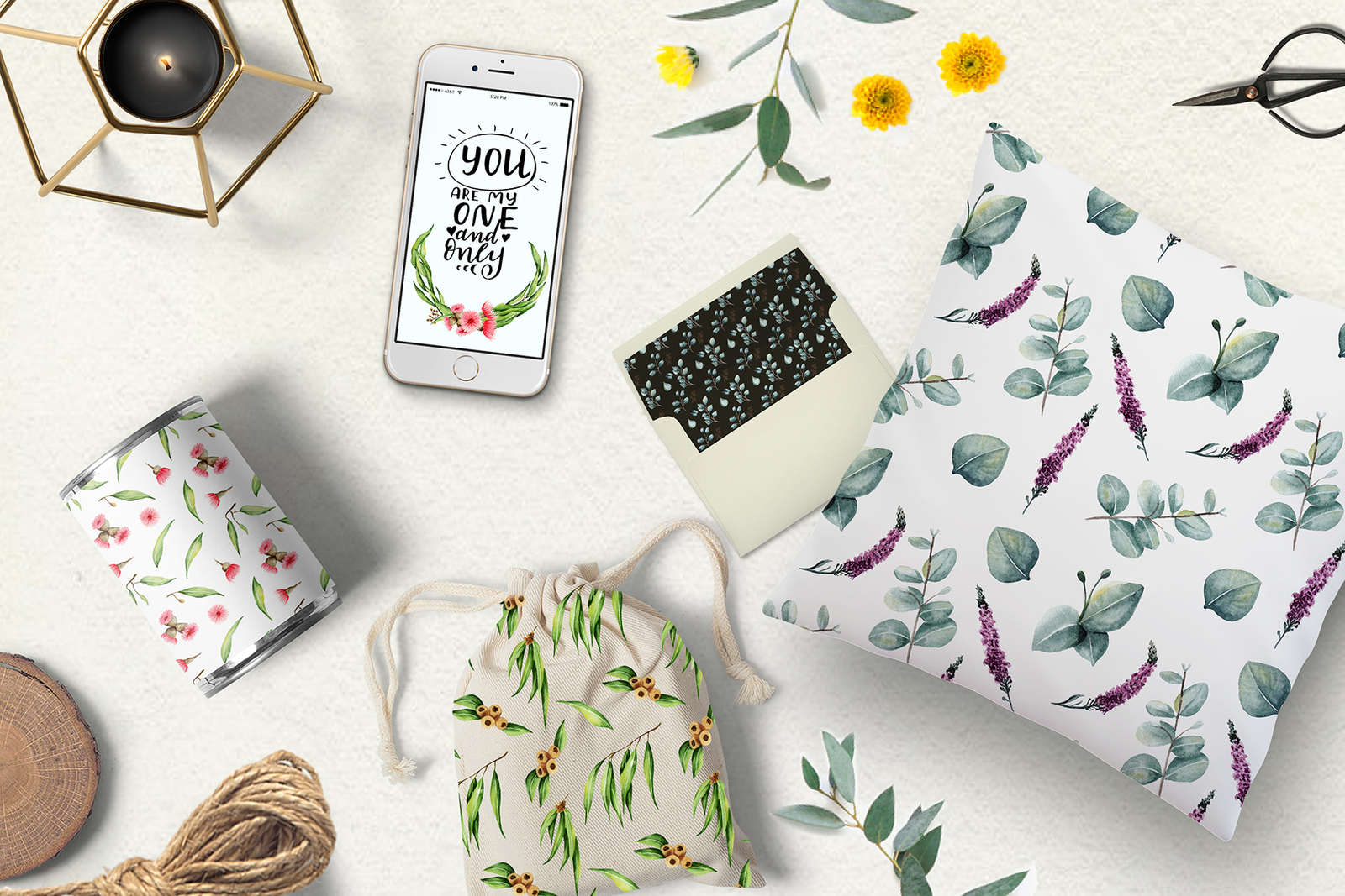 Eucalyptus Collection+Letter Eucalyptus Collection+Letter