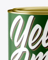 Metallic Paint Can Mockup