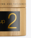 Wooden Cosmetic Jar Mockup Wooden Cosmetic Jar Mockup
