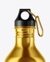 Metallic Sport Bottle Mockup