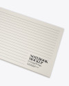 Textured Opened Notebook w/ Pen Mockup