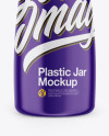 Plastic Coffee Jar Mockup