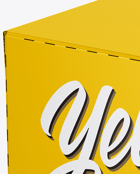 Glossy Paper Box Mockup