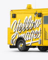 Foodtruck Mockup - Half Side View