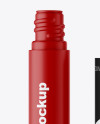 Opened Matte Mascara Tube Mockup