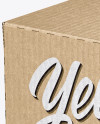 Kraft Paper Box Mockup