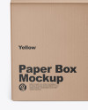 Paper Box Mockup