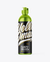 Metallic Plastic Bottle Mockup